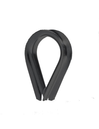 1 x Herzkausche Edelstahl A4 Schwarz Durchmesser 4