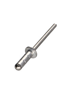 Niet Aluminiumgehäuse / Edelstahlstange Flachkopf 4,8 x...