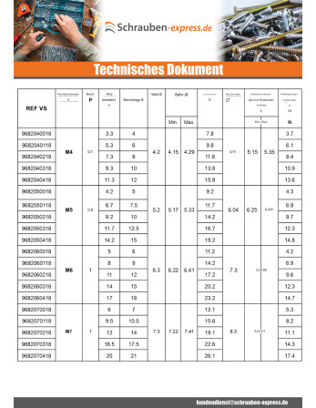 1 x Drahtgewindeeinsätze M7X14 gewinde 100...