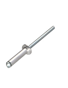 Blindniete Aluminio Vástago acero 6x20 Flachkopf