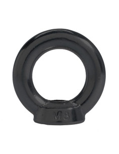 Muttern für Ringmutter M8 Edelstahl A4 Schwarz