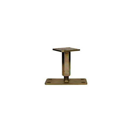 1 x Base del poste verstellbar 80x160 Dichromat