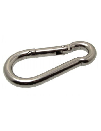 1 x Karabiner Edelstahl A4 Durchmesser 7