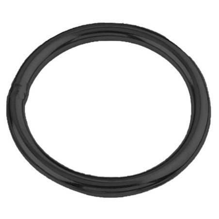 1 x Schweißring Edelstahl A4 Schwarz 4x25