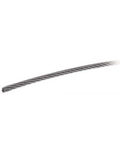 Meterware Flexibles Seil Durchmesser 10 Edelstahl A4 7x7...