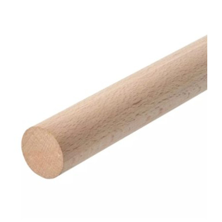 1 x Glatter Holzdübel Durchmesser 6 Länge 1 Meter