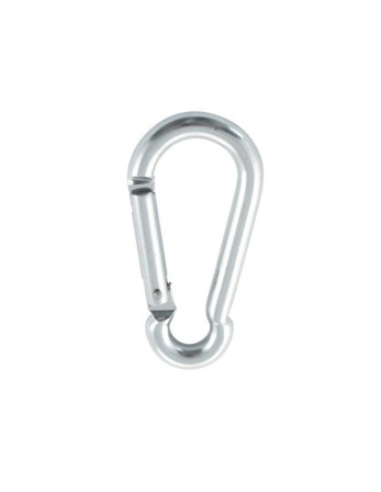1 x Karabiner FEUERWEHRMANN 6x60 GELD Aluminium