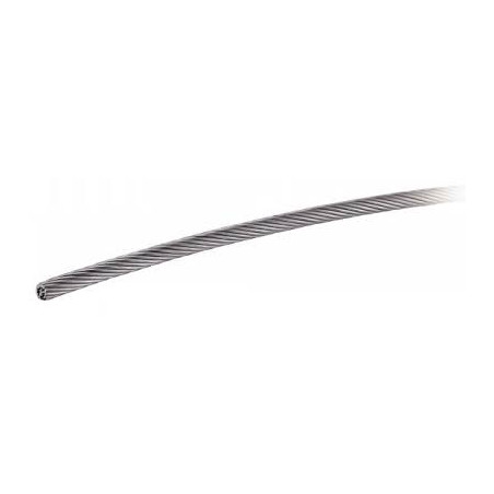 1 x Meterware Drahtseil Durchmesser 1 Edelstahl A4 1X19 Bruchlast 80 kg (Meterware)