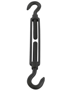 Spannschraube Haken/Haken M8 Edelstahl A4 Schwarz