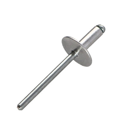 1 x Blindniete Aluminio Vástago acero 5x16 Kopf Large
