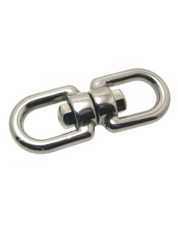 1 x Wirbel mit Ring Edelstahl A4 Durchmesser 10