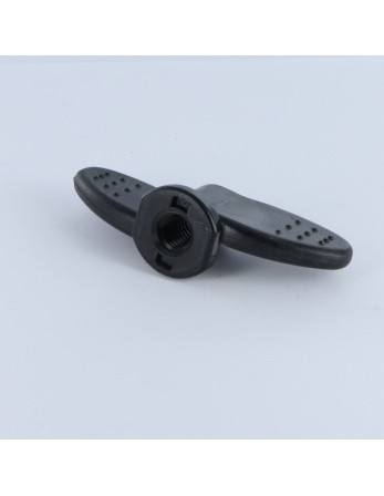 1 x Muttern Mit Flügeln M8 schwarzes Nylon