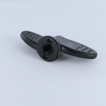 1 x Muttern Mit Flügeln M8 schwarzes Nylon