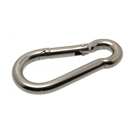 1 x Karabiner Edelstahl A4 Durchmesser 4