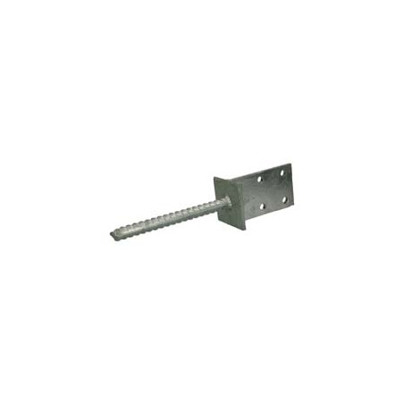1 x Base del poste form Kopf 70x110x8 Hohe Korrosionsbeständigkeit Stahl feuerverzinkt