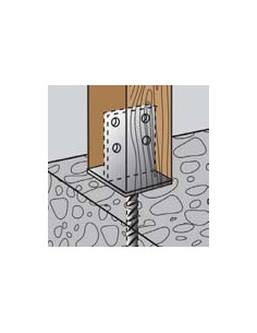 Base del poste form Kopf 70x110x8 Hohe... 2