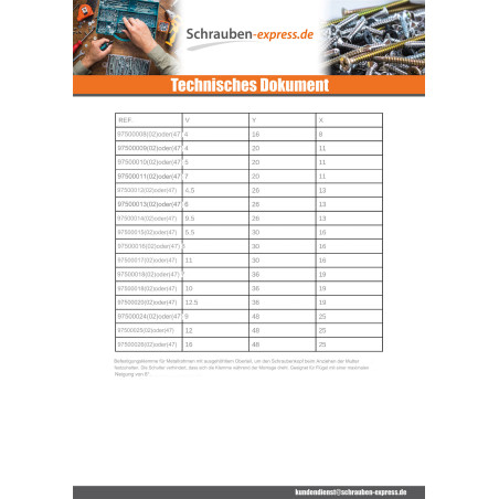 1 x KRÖTE LINDAPTER Type für DURCHSCHNITT M8 ZN