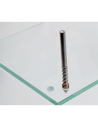 1 x Bohrer für nicht gehärtetes Glas 4x80