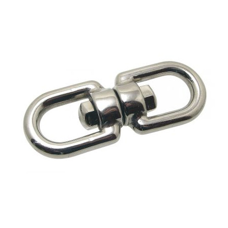 1 x Wirbel mit Ring Edelstahl A4 Durchmesser 5