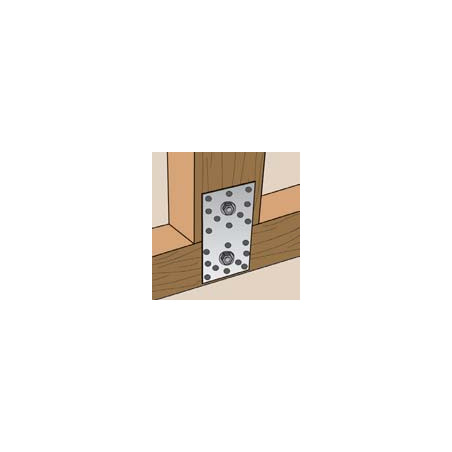 1 x Montageplatte D MONTAGE Sendzimir 55x135