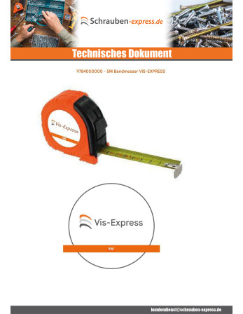 1 x Bandmaß 5M VIS-EXPRESS