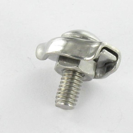 1 x Einfacher Kabelbinder mit Klemmbügel Edelstahl A4 Durchmesser 2