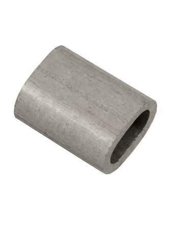 1 x Crimphülse Aluminium für Kabel Textilkern...