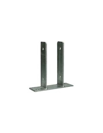 1 x Base del poste form U 71x50x200 Hohe...
