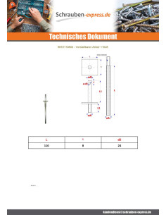 BOZELENANKER Einstellung 110x8 Verzinkt 2