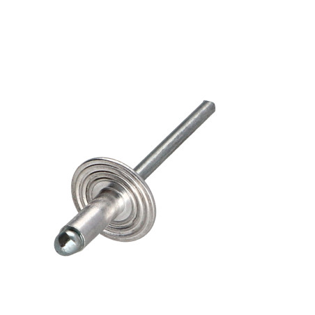 1 x Blindniete Aluminio Vástago acero 4x16 Kopf Large