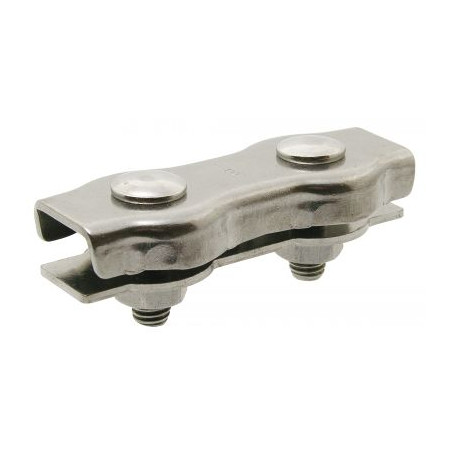 1 x Duplex Kabelbinder mit Klemmbügel Edelstahl A4 Durchmesser 2