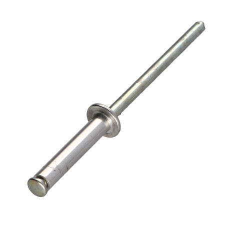 1 x Blindniete Aluminio Vástago acero 4x20 Geschält