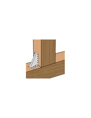 1 x Balkenschuh ohne Lasche Sendzimir 130x130x7