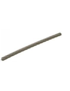 Meterware Flexibles Seil Durchmesser 2,5 Edelstahl A4 7x7...