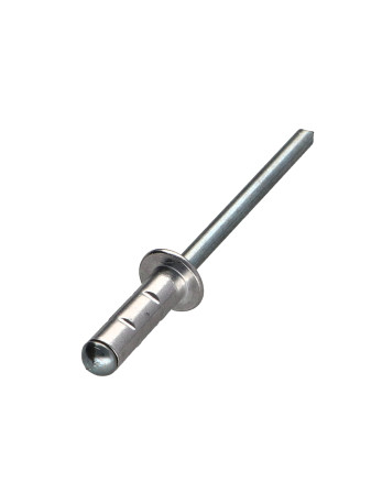 1 x Blindniete Aluminio Vástago acero 4,8 x 25...