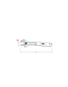 Rollgabelschlüssel 200 mm 2