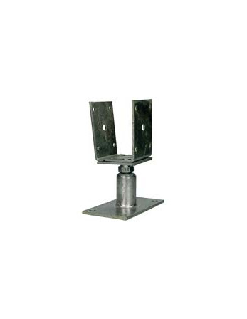 1 x Base del poste verstellbar 80x160 Hohe...