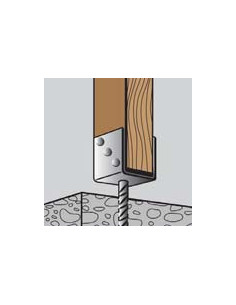 Base del poste form U 60x100x81 Hohe... 2