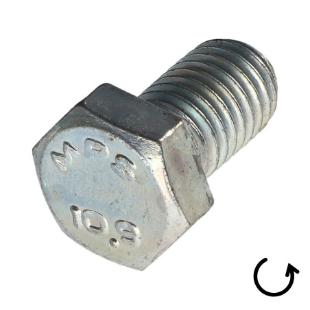 1 x Metallschrauben Sechskantkopf Schritt Links M6x10 Klasse 10.9 geometrischer Stahl