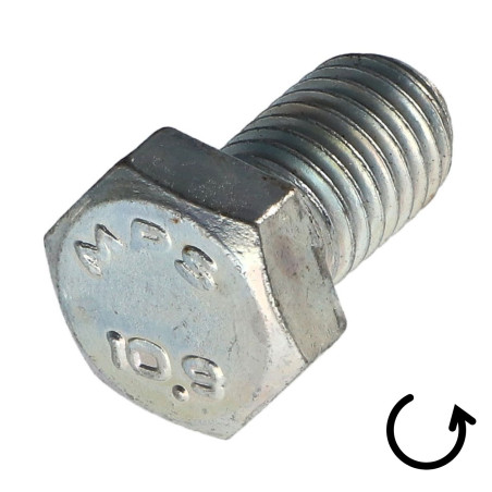 1 x Metallschrauben Sechskantkopf Schritt Links M12x20 Klasse 10.9 geometrischer Stahl