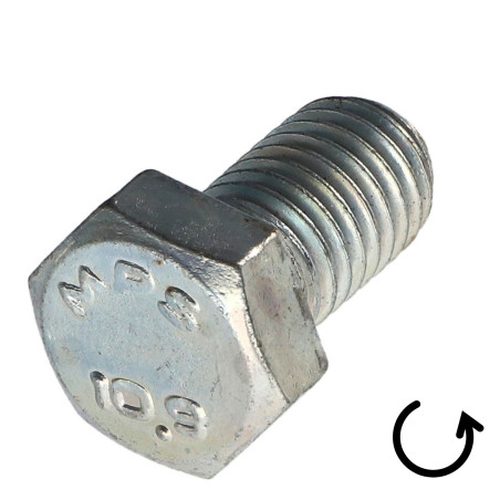 1 x Metallschrauben Sechskantkopf Schritt Links M10x16 Klasse 10.9 geometrischer Stahl