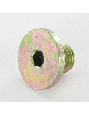 1 x Metallschrauben Dichromat Flachkopf 20x13...