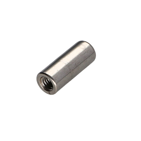 1 x Langmutter Zylindrisch M6x25 Durchmesser Außenbereich 10 Edelstahl