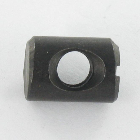 1 x Quermutter-Bolzen 10x14 M6 CENTER Stahl schwarz verzinkt