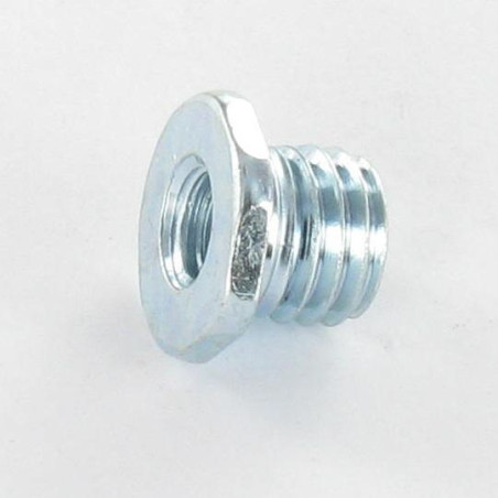 1 x Dübel Gebohrt M12x12,5 Innen M8 Verzinkt
