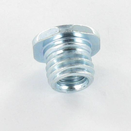 1 x Dübel Gebohrt M12x12,5 Innen M8 Verzinkt
