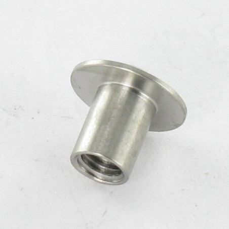 1 x Hülsenmutter Flachrundkopfschraube Kopf-Durchmesser 9,5 Durchmesser des Körpers 5 Länge unter Kopf 6 M4