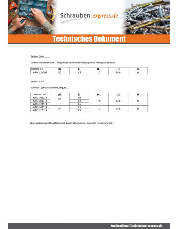 1 x Muttern Schraubenschlüssel 8 M8 14x13 Verzinkt
