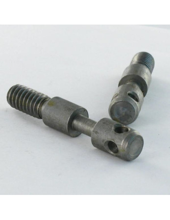 1 x Bolzen Rohstahl langer M8X50 gewinde 150