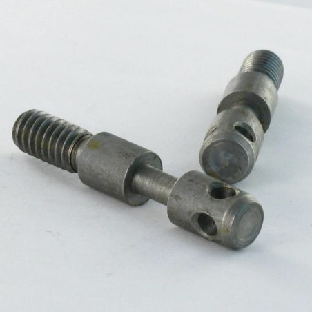 1 x Bolzen Rohstahl langer M8X50 gewinde 150